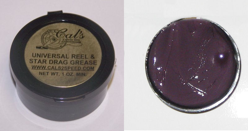Cal's Universal Grease, Purple, for Smaller Reels, Colder Climates (1 Ounce)