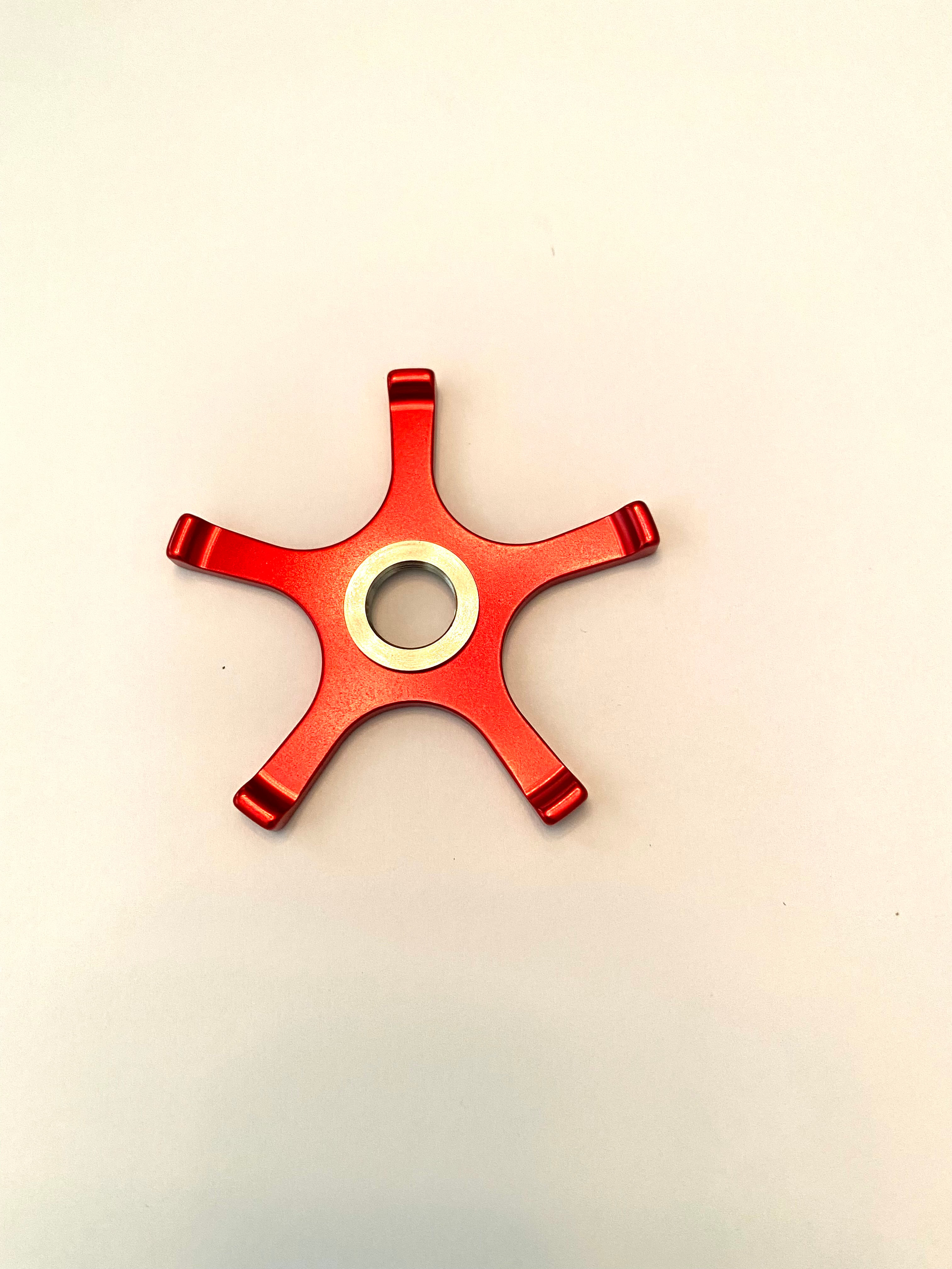 10-349-R Star Drag Wheel, Aluminum (CUSTOM) (RED)