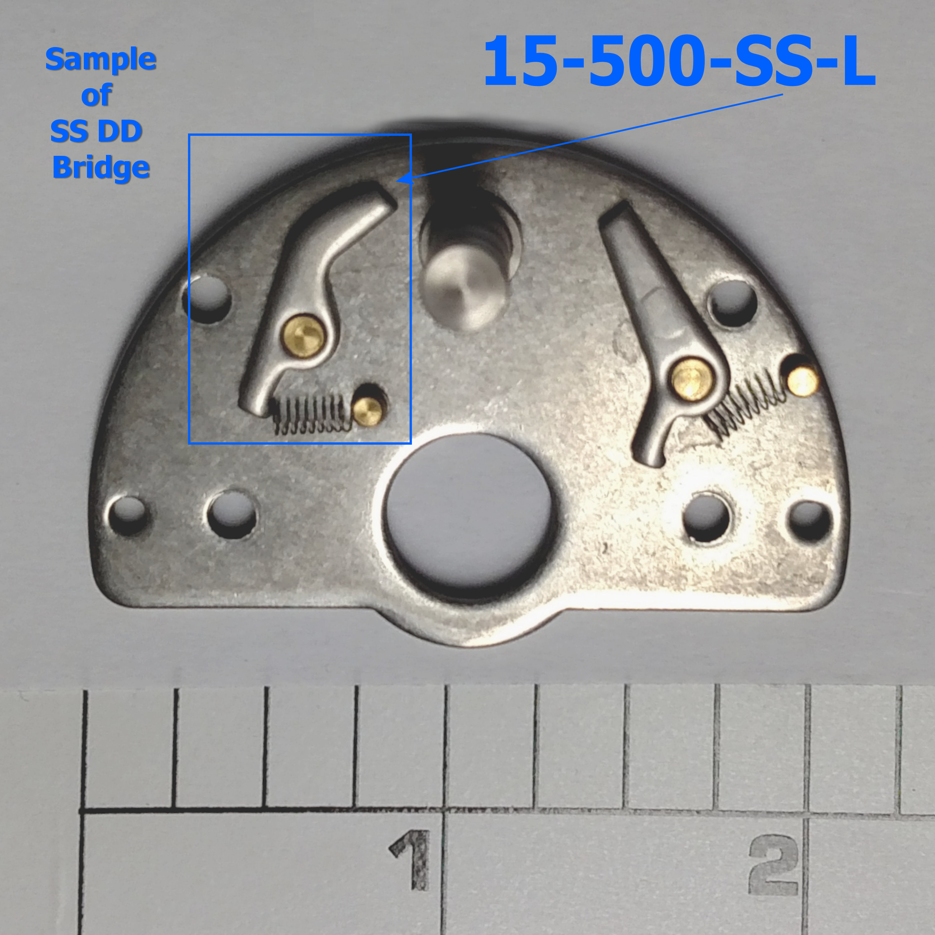 15-500-SS-L Dog, Left Side SS Dog (for DD bridge) (CUSTOM)