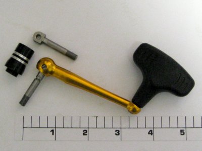15-650N Handle, Gold - Complete Assembly with two pivots