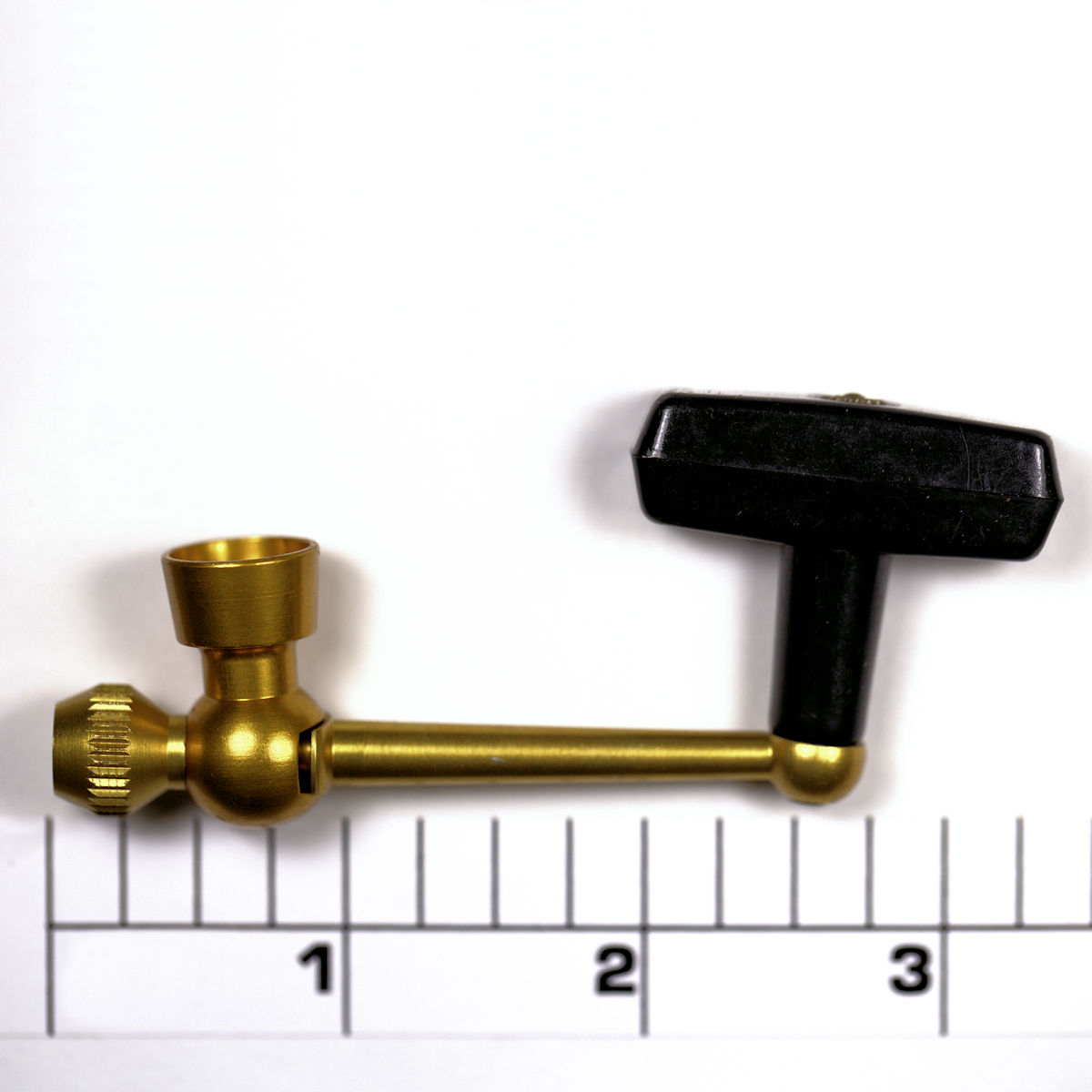 15-716 Handle, Gold, Hard Plastic Knob
