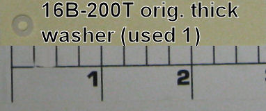 16B-200T Washer, Eccentric Screw Washer