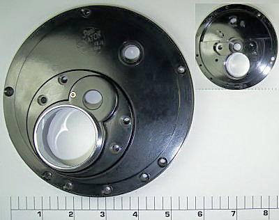 1-116A Plate, Handle Side Plate (Black)