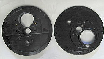 1-117LH Plate, Non-Handle Side Plate (Black) (Left Hand)