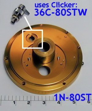 1N-80ST Plate, Handle Side Plate Assembly (New Style) (Gold)