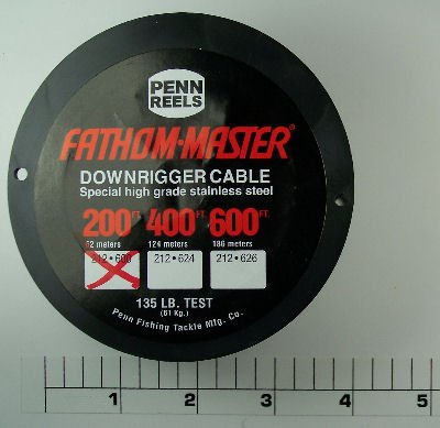 Penn 212-600SP 200ft Cable Kit