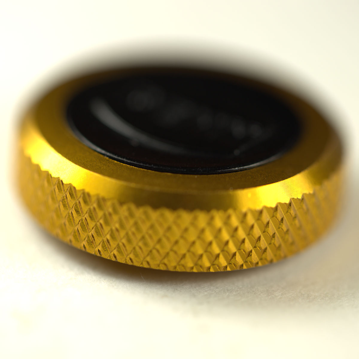 233A-CLA5000 Cap, Handle Cap (Closed Bearing Cover) (Gold w/ Black Accent)