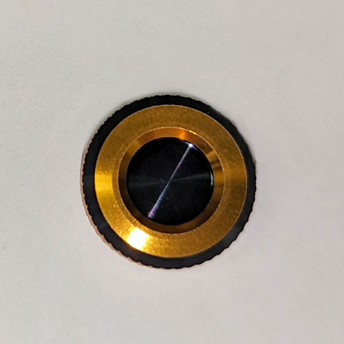 233A-SLA3500 Cap, Handle Cap (Closed Bearing Cover) (Gold w/ Black Accent)