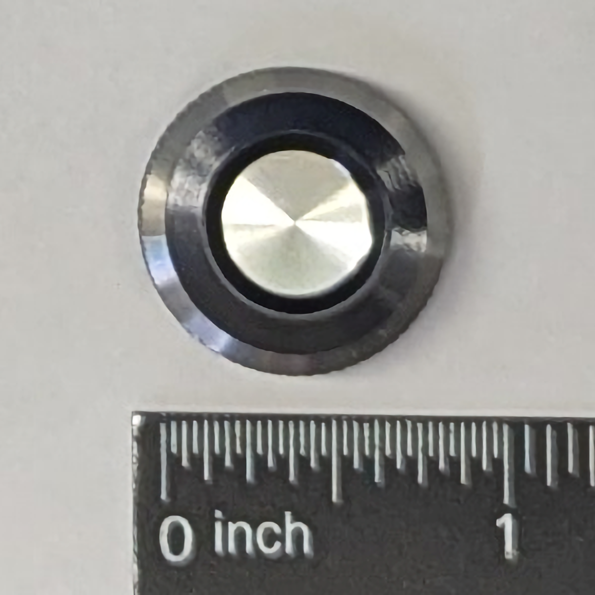 233A-SLAiV5500DX Cap, Handle Cap, WITH seal included (Closed Bearing Cover) (Black w/ Silver Accent)