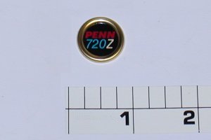 238-720Z Emblem, Side Plate (for Black/Gold) "720Z"