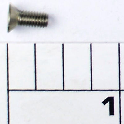 23-2.5FR Screw, Handle Post Screw (#6-40x.375 hex flat hd ss)