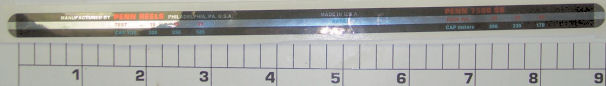 240-7500 Decal, Spool Decal (Line Capacity)