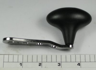 24-200T Handle, Chrome, Rubber Football Knob