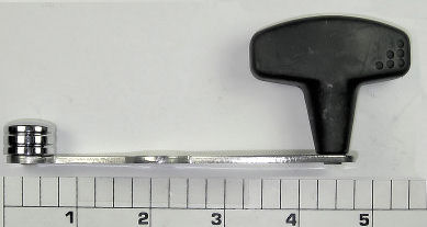 24-220 Handle, Flat Rubberized Knob