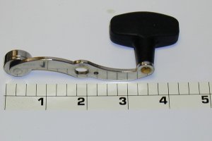 24N-160 Handle, Flat Rubberized Knob