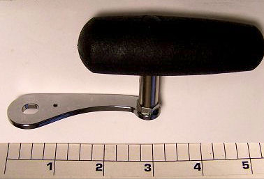 24N-30TW Handle, Rubberized Large Knob