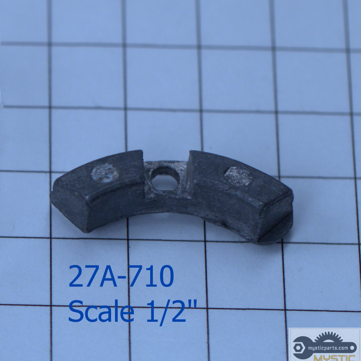 27A-710 Lead Counterbalance Rotor Weight (for Orig 27-710 or 711  rotor)