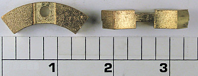 27AN-710 Counterweight, Brass  (for Newer 27N-710 or 711  rotor)