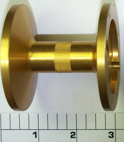 29L-12LT Spool, Aluminum (Gold Finish)