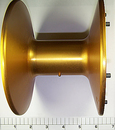 29L-130 Spool, Aluminum (Gold Finish)