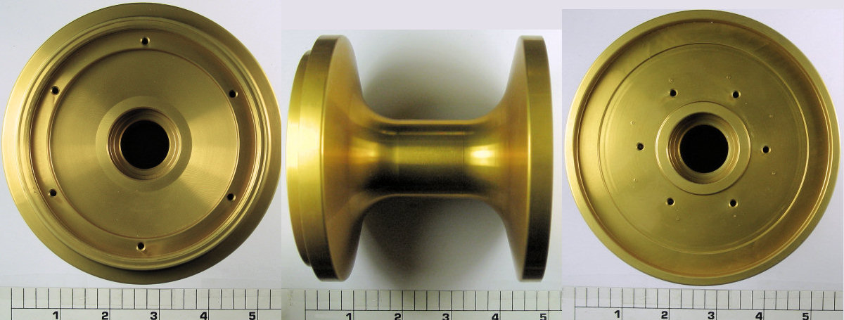 29L-70VS Spool, Aluminum (Gold Finish)