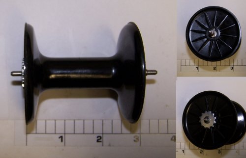 29P-500A Spool, Black Plastic