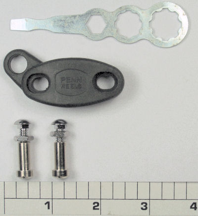 33C-113 Rod Clamp KIT: (Thick) Graphite Clamp with Side Ring, Studs, Nuts,  Wrench