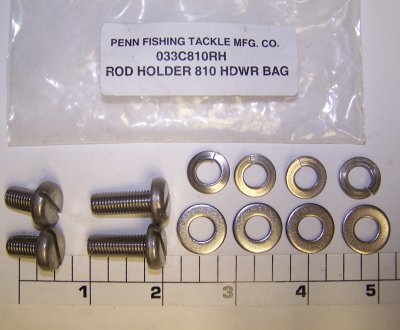 33C-810RH Rod Holder Hardware Package