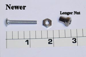 34C-30 Screw with Nut, for Rod Clamp (uses 2)