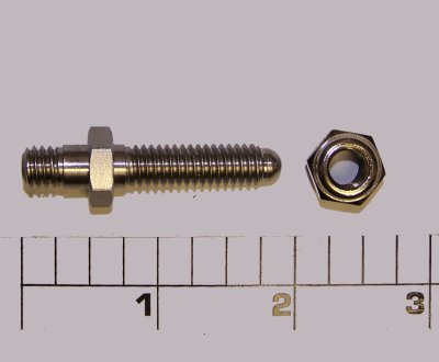 34C-80T Screw With Nut, for Rod Clamp (uses 2)