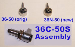 36C-50S Button, Click Button Complete Assembly (Newer)