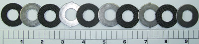6-114HSP Kit, Drag Washers, Drag Washer Kit HT-100&#8482; with Metals (10 pcs)