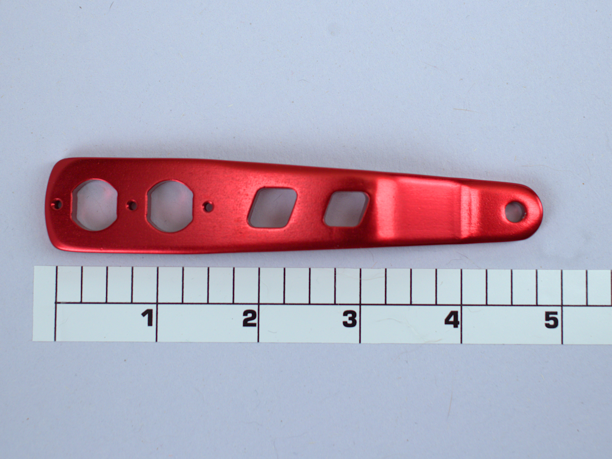 24-116-1-PC-RED Offset Handle Blank ONLY (Custom) (includes screw) RED