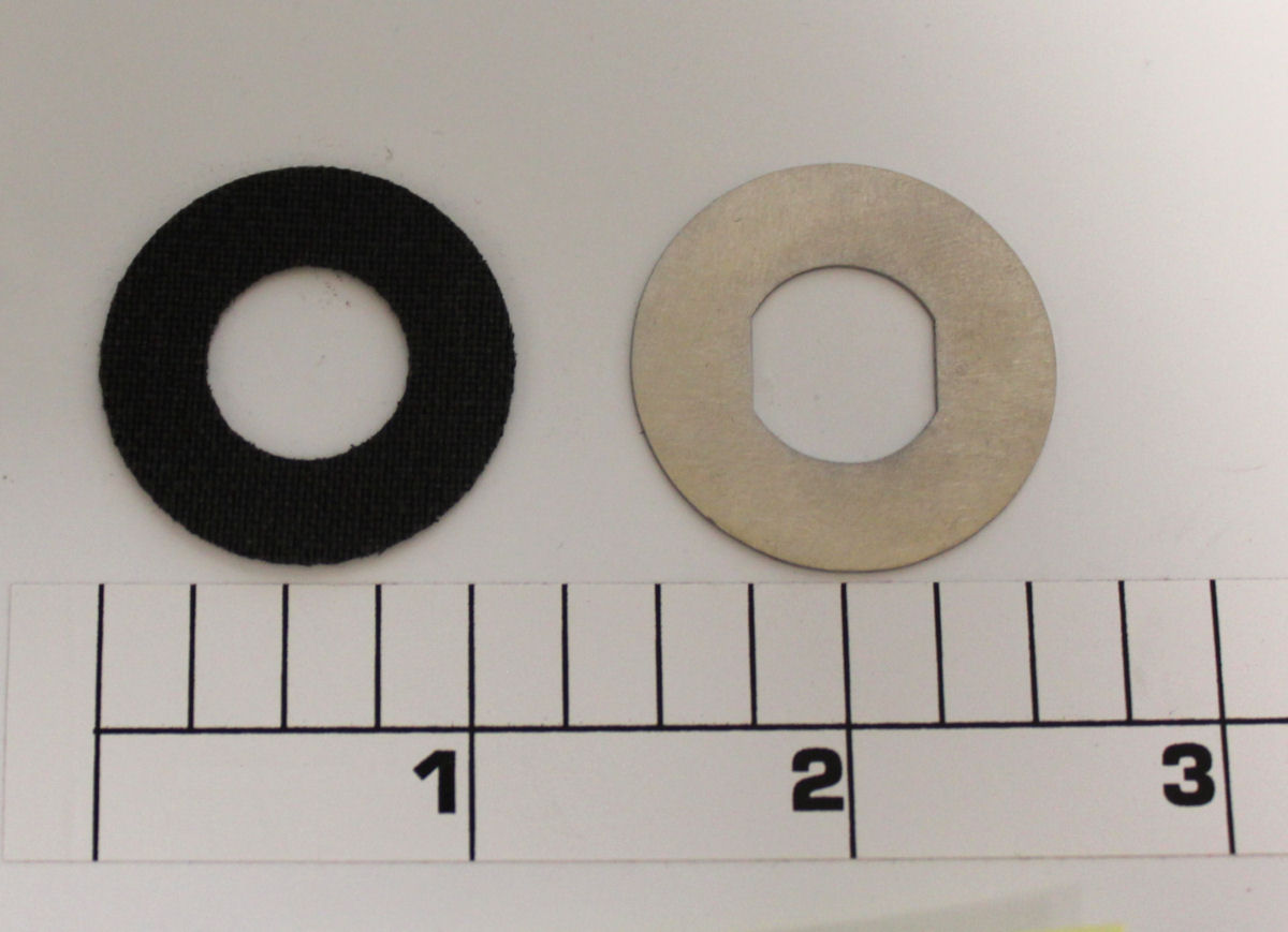 4-114HSPBY Set: Thin SS washer and 0.76 Carbontex washer  (use with 98-114AT)