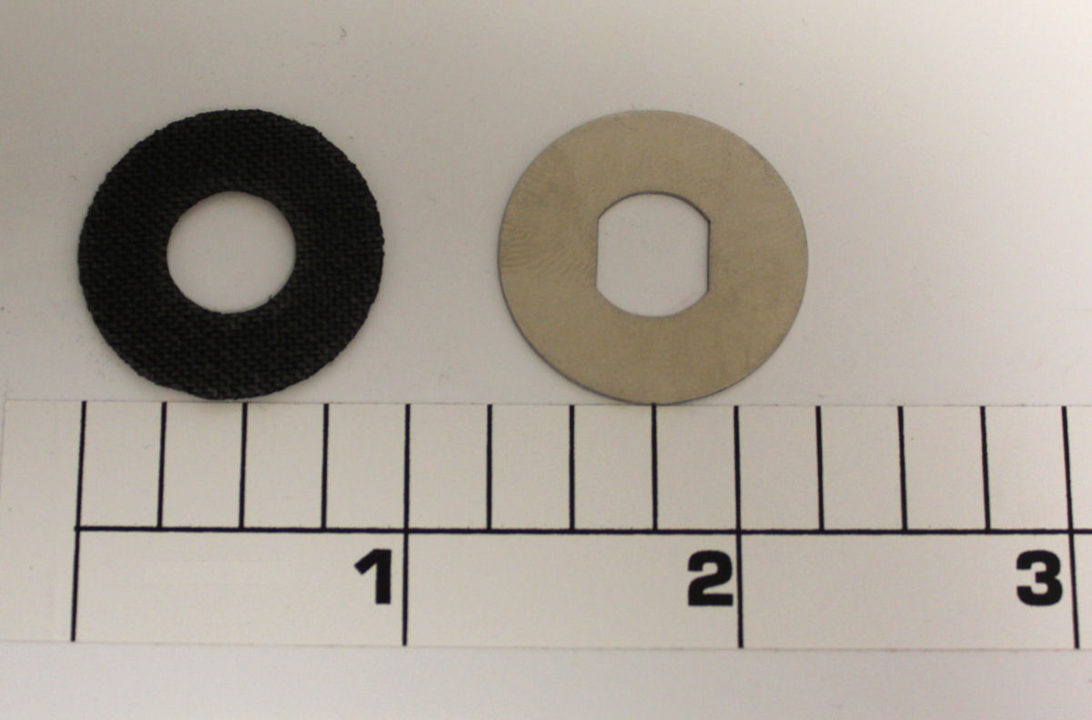 4-500SPBY Set: Thin SS washer and 0.76 Carbontex washer (use with 98-60AT or 98-505AT)