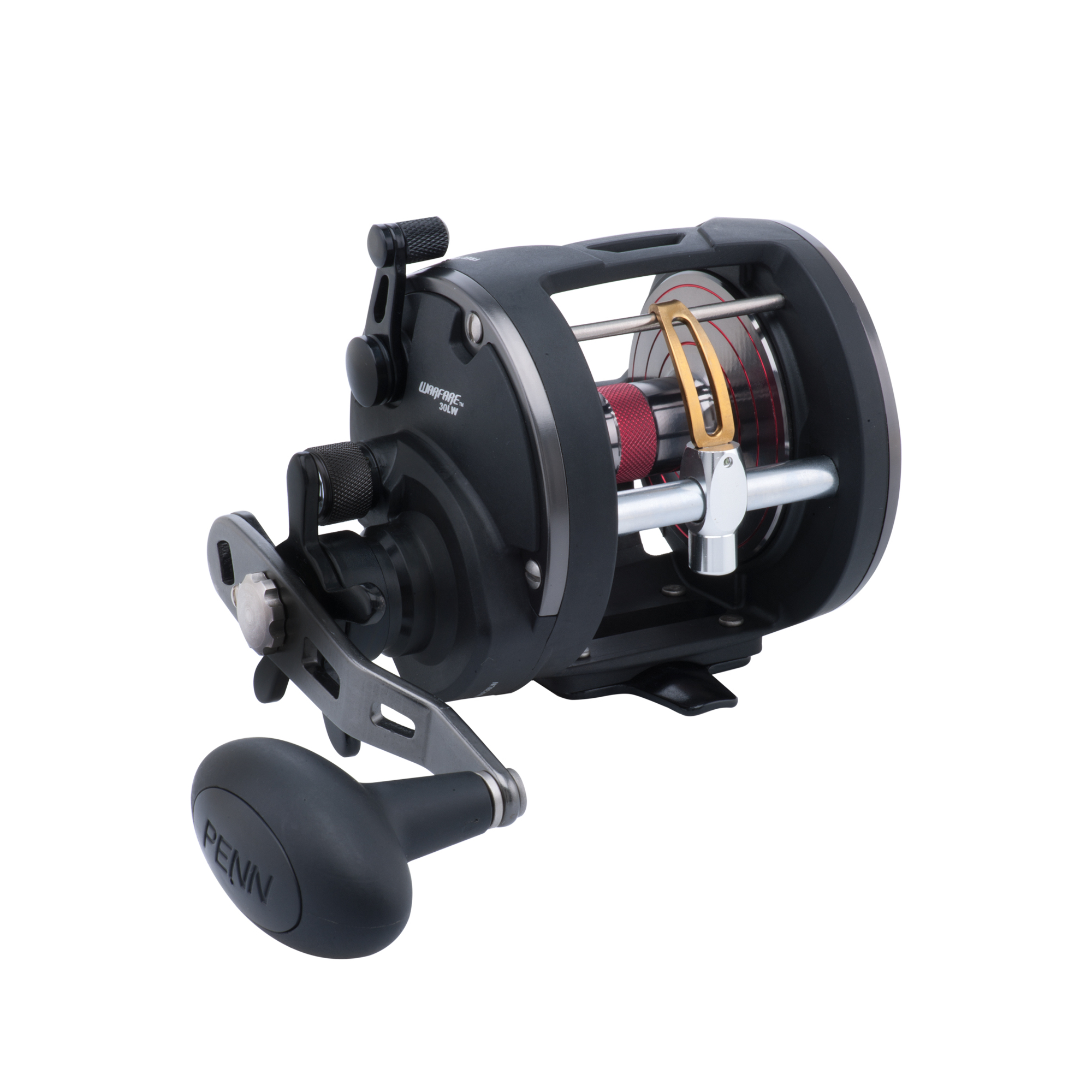 Warfare Level Wind Conventional Combo - 30, 5.1:1 Gear Ratio, 15 lb Max Zdrag, 7' 1pc Rod, Medium Power, Right Hand