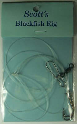 Blackfish Rig Bronze #2 Baitholder Hooks