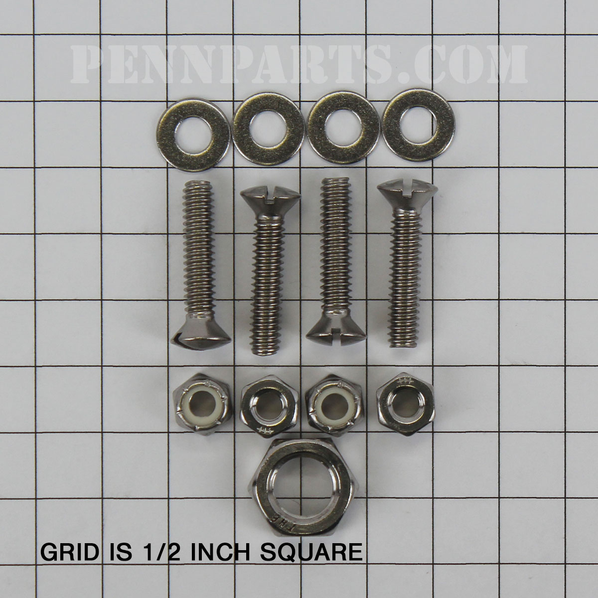 Troll-Master KN-4002 Downrigger Base Plate Mounting Hardware Kit