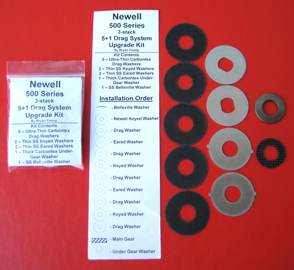 300 & 400 Series & PENN 500 NEWELL DW3 Stainless Steel Drag Washer Set Fits 200 