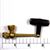 15-716 Handle, Gold, Hard Plastic Knob