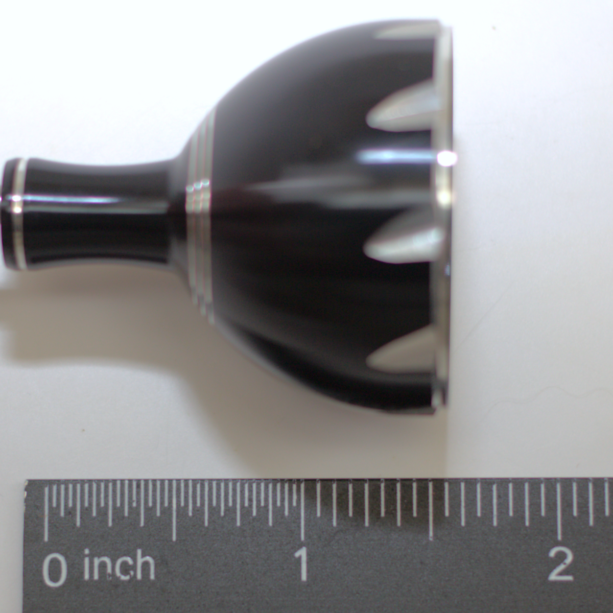 15E-SLAiV3500DX Knob, Handle Knob (Metal) (Black w/ Silver Accent)