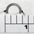 21A-TS7 Shim, C-shaped with fingers (Optional)