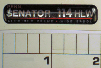 225-114HLW Emblem, Decal, Bar &quot;114HLW&quot;