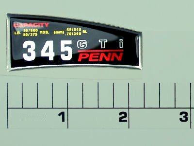 225-345 Decal, Spacer Bar (345GTi and Line Capacity)