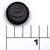 233A-CFTii1000 Cap, Handle Cap (Closed Bearing Cover) (Black)