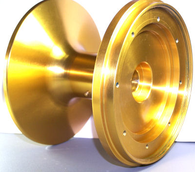 29L-130VS Spool, Aluminum (Gold Finish)