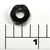 38-5000PUR Nut, Rotor Cup Nut