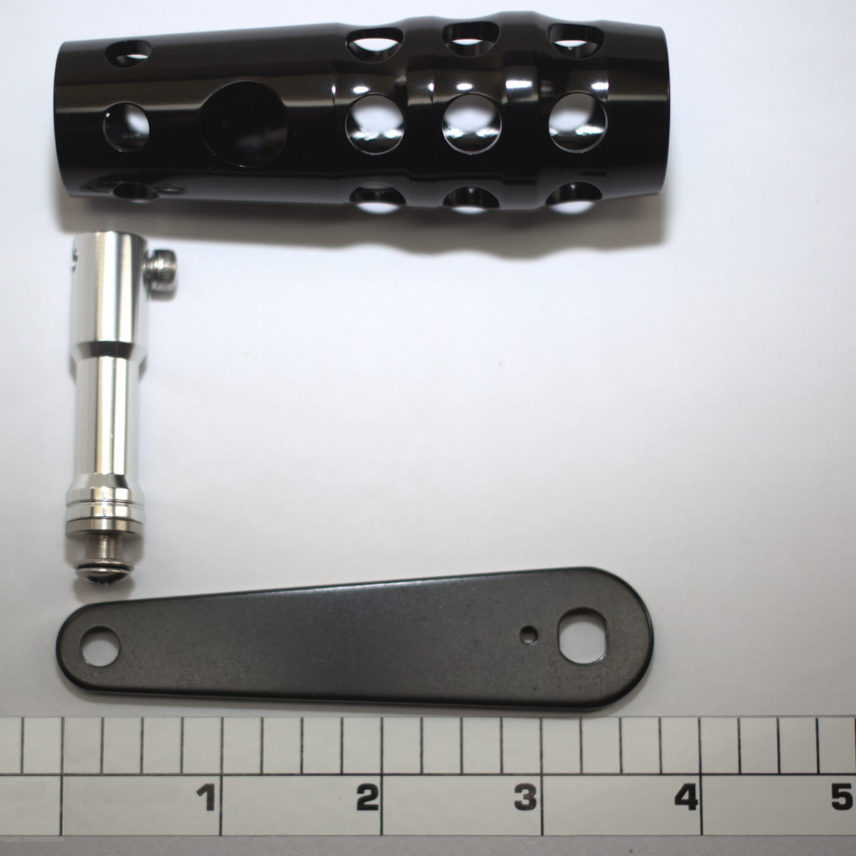 CRP-TYPE-A-AT375-BLK  3&quot; Blade w/ Aluminum T-Bar 3.75&quot; Knob (BLACK)