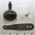 CRP-TYPE-E-RA185-BLK 3" Blade w/ 1.85" ROUND Aluminum Knob (BLACK)