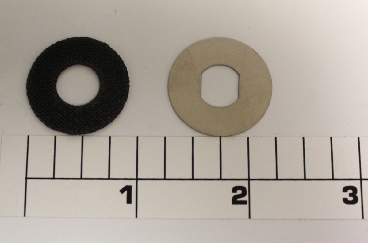 4-500SPBY Set: Thin SS washer and 0.76 Carbontex washer (use with 98-60AT or 98-505AT)